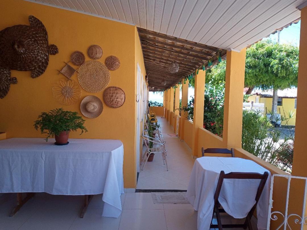Pousada Grao De Areia Beira Mar Mangue Sêco Buitenkant foto