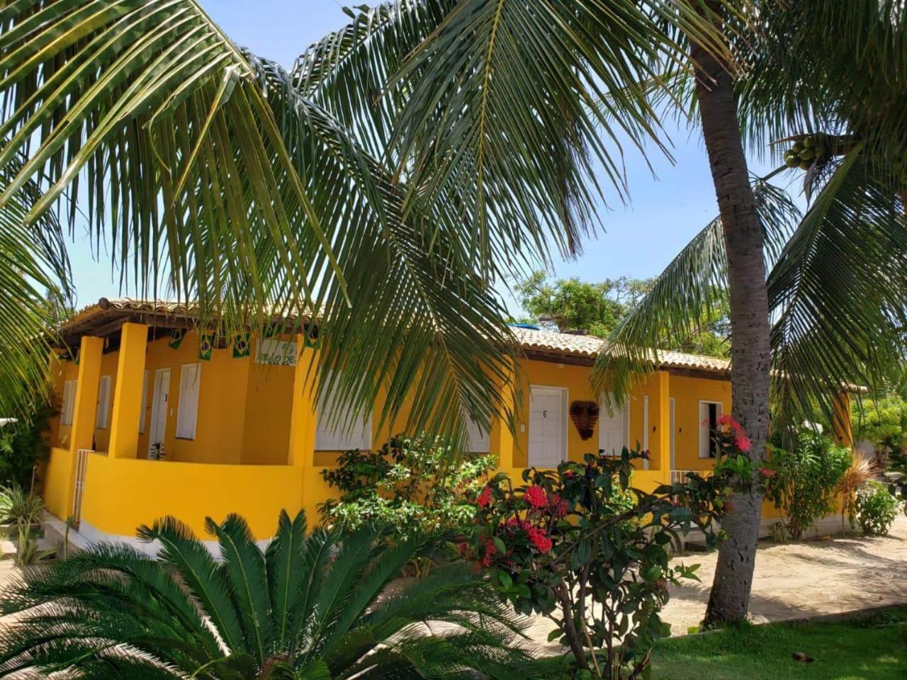 Pousada Grao De Areia Beira Mar Mangue Sêco Buitenkant foto