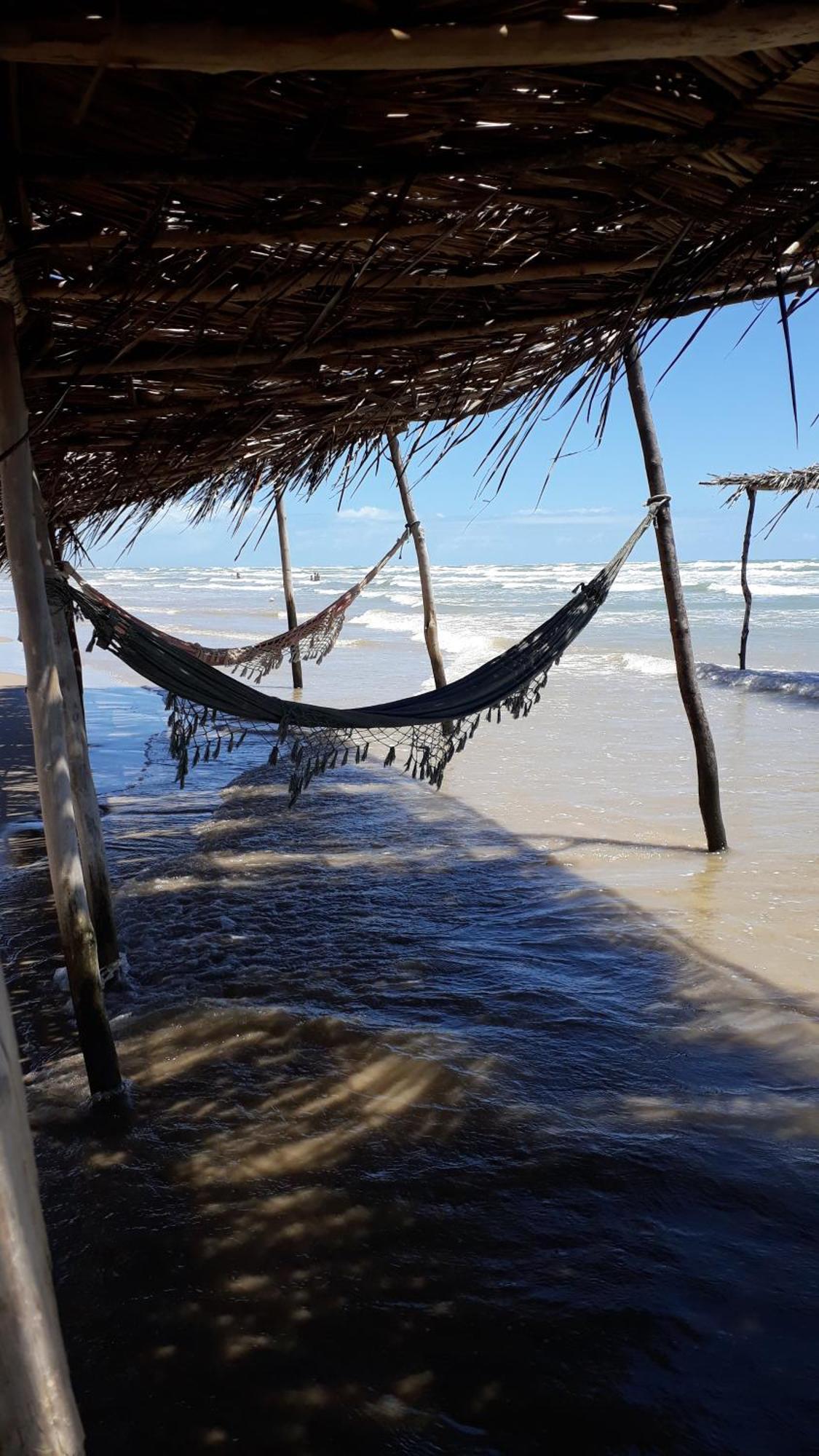 Pousada Grao De Areia Beira Mar Mangue Sêco Buitenkant foto