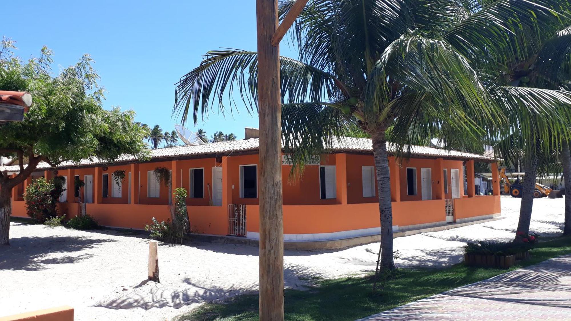 Pousada Grao De Areia Beira Mar Mangue Sêco Buitenkant foto