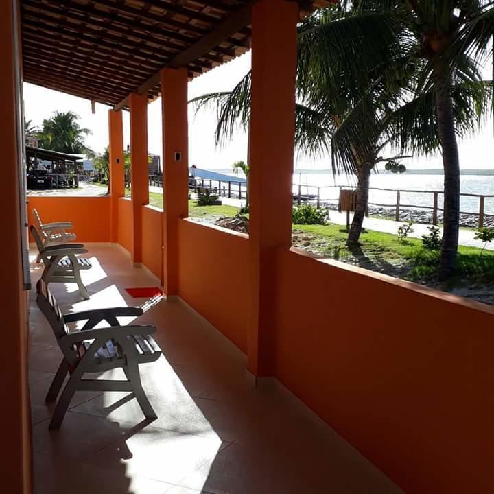 Pousada Grao De Areia Beira Mar Mangue Sêco Buitenkant foto