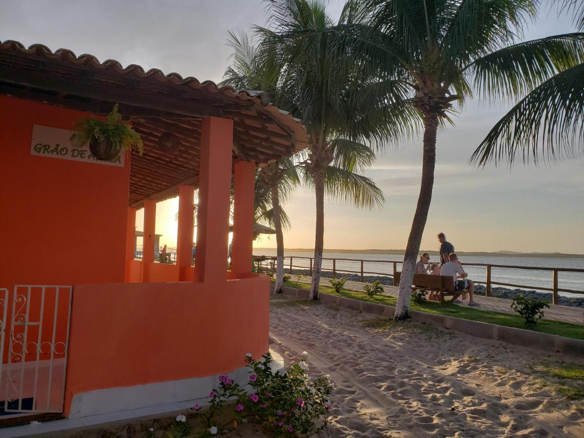 Pousada Grao De Areia Beira Mar Mangue Sêco Buitenkant foto