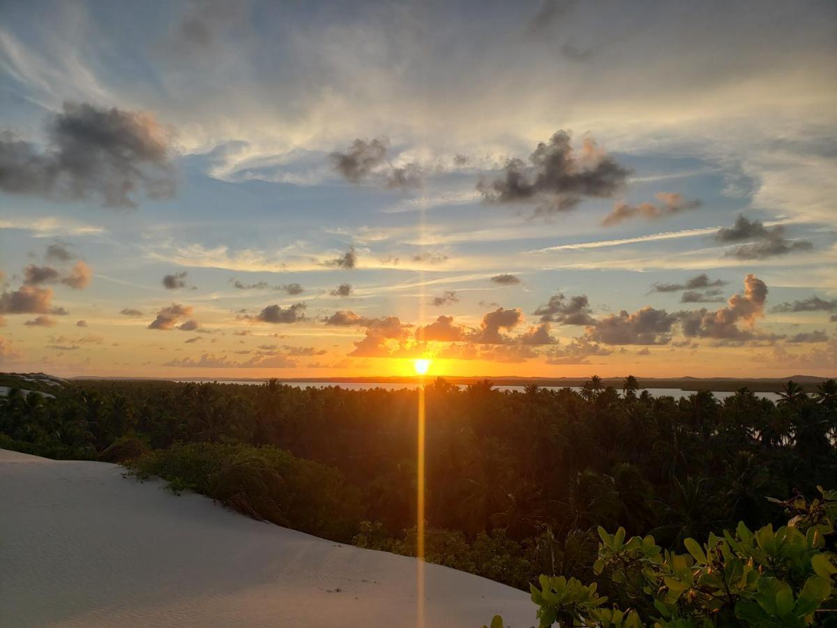 Pousada Grao De Areia Beira Mar Mangue Sêco Buitenkant foto